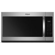 Whirlpool 1.7 Cu. Ft. Black on Stainless Steel Over-the-Range Microwave