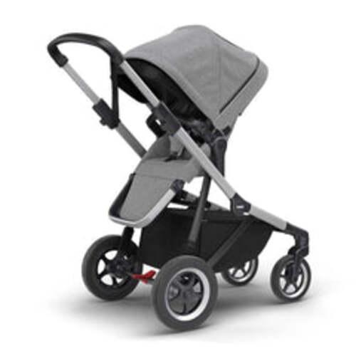 THULE Sleek City Stroller - Color: Alu / Gray Melange