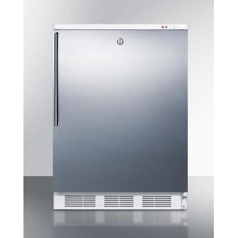 Summit AccuCold Medical 24" 3.5 cu. ft. Stainless Steel Built-In Undercounter Compact Freezer