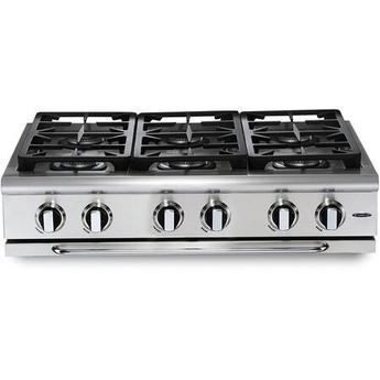 Capital GRT366L Precision Series 36 Inch Gas Sealed Burner Rangetop