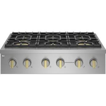 Monogram ZGU366NTSS 36 Inch Gas Sealed Burner Rangetop