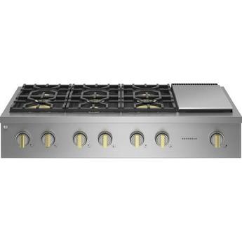 Monogram ZGU486NDTSS 48 Inch Gas Sealed Burner Rangetop