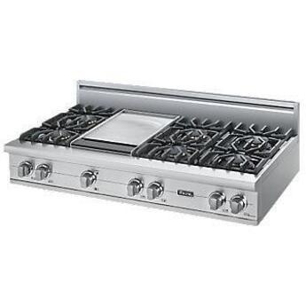 Viking VGRT5486GSSLP 5 Series 48 Inch Gas Sealed Burner Rangetop