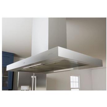 Zephyr ZRME42FS Essentials Europa Series 42 Inch Stainless Steel Convertible Chimney Style Island Mount Hood