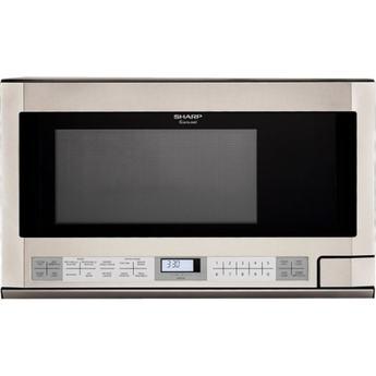 Sharp 1.5 cu.ft. Stainless Steel Over the Counter Carousel Microwave Oven