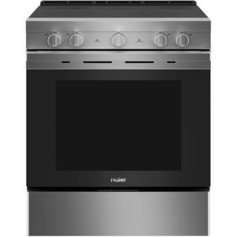 Haier 30" Stainless Steel Electric Slide-In Smoothtop Range - Convection