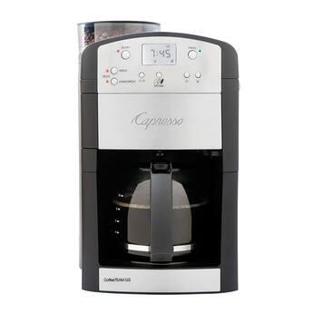 CoffeeTeam GS 10-Cup Coffeemaker with Conical Burr Grinder - Black