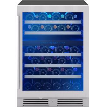 Zephyr PRW24C02CG Presrv Series 24 Inch Stainless Steel Built-In and Freestanding Wine Cooler