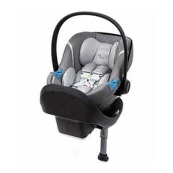 CYBEX Aton M SensorSafe Infant Car Seat with SafeLock Base - Color: Lavastone Black