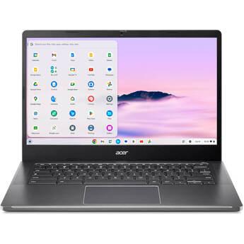 14 inch Chromebook Plus 514 with Google AI - Intel Core i3-N305 - 8GB/128GB - Steel Gray