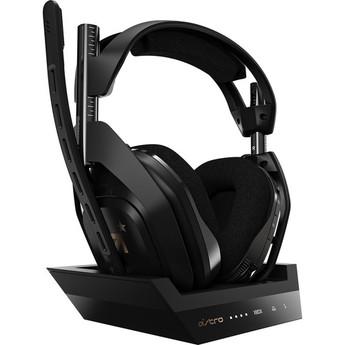 Astro Gaming A50 Wireless Gaming Headset with Base Station (Black & Gold, for Windows, Mac, and Xbox One)