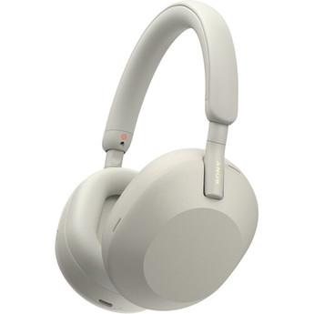 Sony WH-1000XM5 Noise-Canceling Wireless Over-Ear Headphones (Silver)