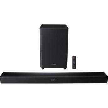 MISSION 240-Watt 2.1 Channel Sound Bar with Wireless Subwoofer (Black)