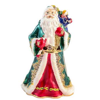 Jay Jaysons Inc. Tall Santa Claus Trinket Box