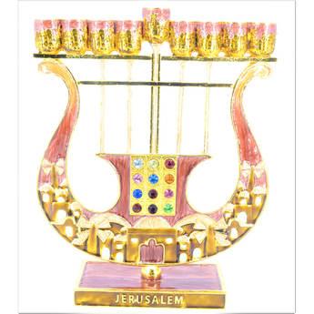 Jay Jaysons Inc. Lavender Enamel Menorah