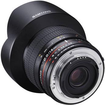 Samyang 14mm Ultra Wide-Angle f/2.8 IF ED UMC Lens For Nikon With Focus Confirm Chip