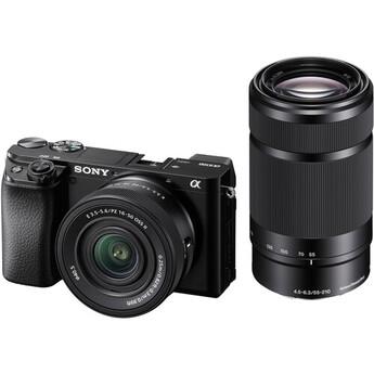 Sony a6100 Mirrorless Camera with 16-50mm and 55-210mm Lenses