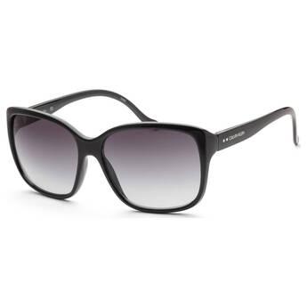 Calvin Klein Women's Fashion CK20518S-001 60mm Black Sunglasses