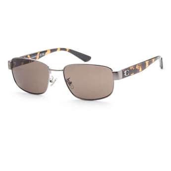 Coach Mens 59mm Shiny Gunmetal Sunglasses HC7149-90043-59