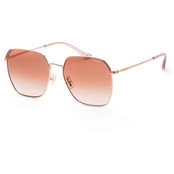 Coach Womens 60mm Shiny Rose Gold Sunglasses HC7165D-933113-60