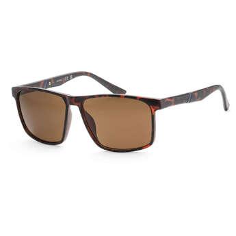 Guess Mens 60 mm Dark Havana Sunglasses GF0255-52E