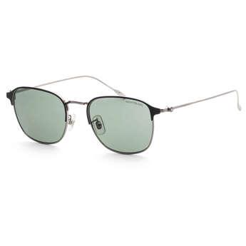 Montblanc Mens 54mm Ruthenium Sunglasses MB0189S-005-54