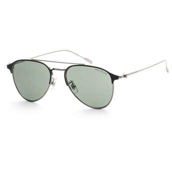 Montblanc Mens 55mm Ruthenium Sunglasses MB0190S-002-55