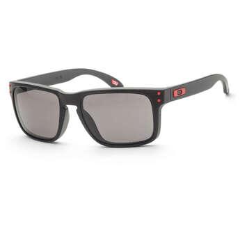 Oakley Mens OO9102-U2 Holbrook 57mm Matte Black Polarized Sunglasses