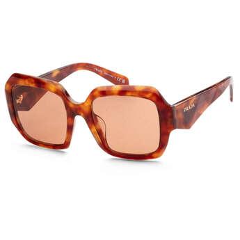 Prada Womens PR-28ZSF-10L07V-54 Fashion Light Tortoise Sunglasses