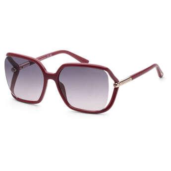 Tom Ford Women's Solange 60mm Shiny Fuchsia Polarized Sunglasses FT1089-75B-60