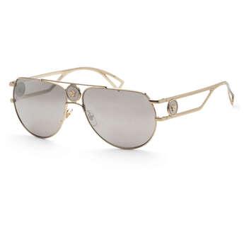 Versace Mens 60mm Pale Gold Sunglasses VE2225-12526G-60