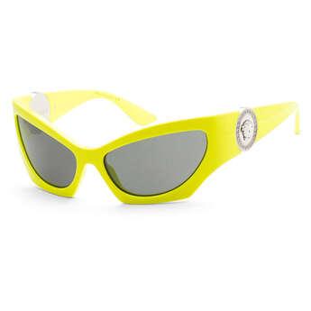 Versace Womens VE4450-541887-60 Fashion 60mm Yellow Sunglasses