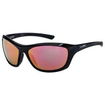 Wiley X Womens ACGLR10 Fashion 66mm Gloss Black Sunglasses