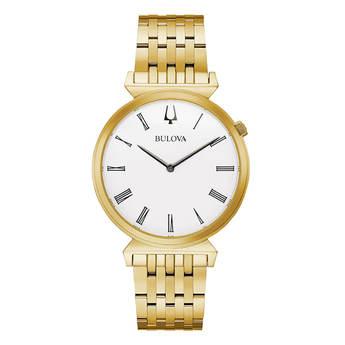 Bulova Mens Gold Finish Watch